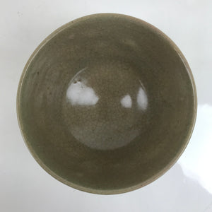 Japanese Ceramic Green Tea Ceremony Bowl Matcha Chawan Vtg Ducks Brown CHB48