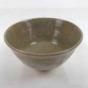 Japanese Ceramic Green Tea Ceremony Bowl Matcha Chawan Vtg Ducks Brown CHB49