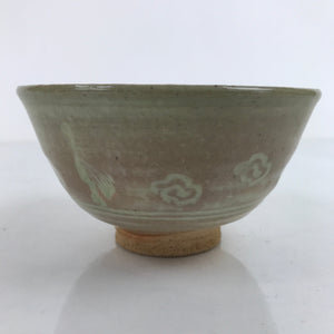 Japanese Ceramic Green Tea Ceremony Bowl Matcha Chawan Vtg Ducks Brown CHB51