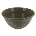 Japanese Ceramic Green Tea Ceremony Bowl Matcha Chawan Vtg Ducks Green CHB50