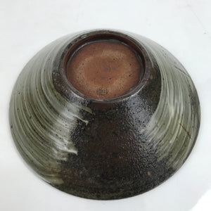 Japanese Ceramic Green Tea Ceremony Bowl Summer Matcha Chawan Brush Brown CHB53