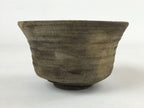 Japanese Ceramic Green Tea Ceremony Bowl Vtg Brown Matte Matcha Chawan CHB6
