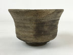 Japanese Ceramic Green Tea Ceremony Bowl Vtg Brown Matte Matcha Chawan CHB6