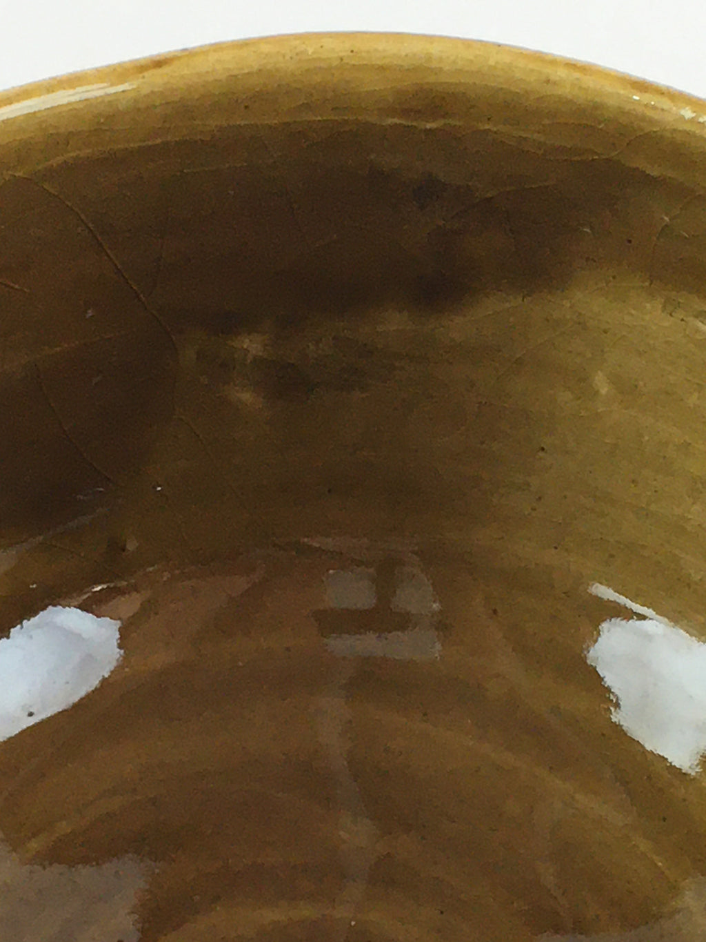Japanese Ceramic Green Tea Ceremony Bowl Vtg Chawan Brown Glaze Pottery GTB952
