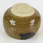 Japanese Ceramic Green Tea Ceremony Bowl Vtg Chawan Brown Glaze Pottery GTB952