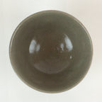 Japanese Ceramic Green Tea Ceremony Bowl Vtg Chawan Crane Pottery Gray GTB940