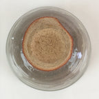 Japanese Ceramic Green Tea Ceremony Bowl Vtg Chawan Crane Pottery Gray GTB940