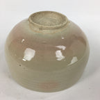 Japanese Ceramic Green Tea Ceremony Bowl Vtg Chawan Plum Blossoms Pottery GTB850