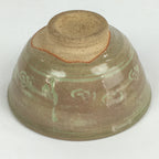 Japanese Ceramic Green Tea Ceremony Bowl Vtg Matcha Chawan Crane Pottery GTB900