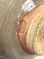 Japanese Ceramic Green Tea Ceremony Bowl Vtg Matcha Chawan Crane Pottery GTB970