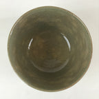 Japanese Ceramic Green Tea Ceremony Bowl Vtg Matcha Chawan Crane Pottery GTB971