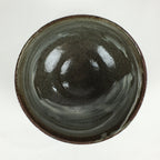 Japanese Ceramic Green Tea Ceremony Bowl Vtg Matcha Chawan Gray Pottery GTB887