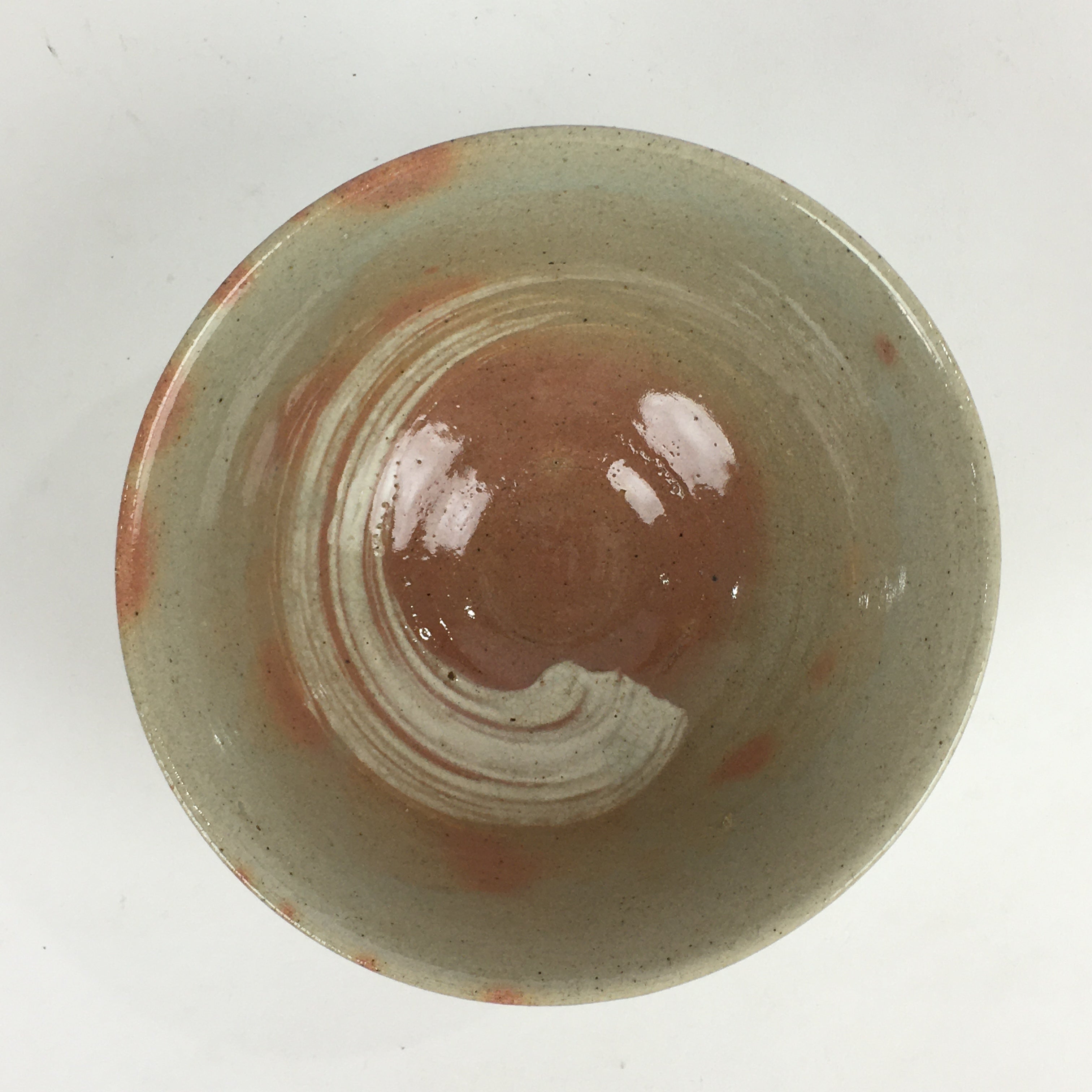 Japanese Ceramic Green Tea Ceremony Bowl Vtg Matcha Chawan Wan-nari GTB909