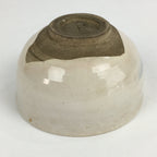 Japanese Ceramic Green Tea Ceremony Bowl Vtg Matcha Chawan White Pottery GTB902
