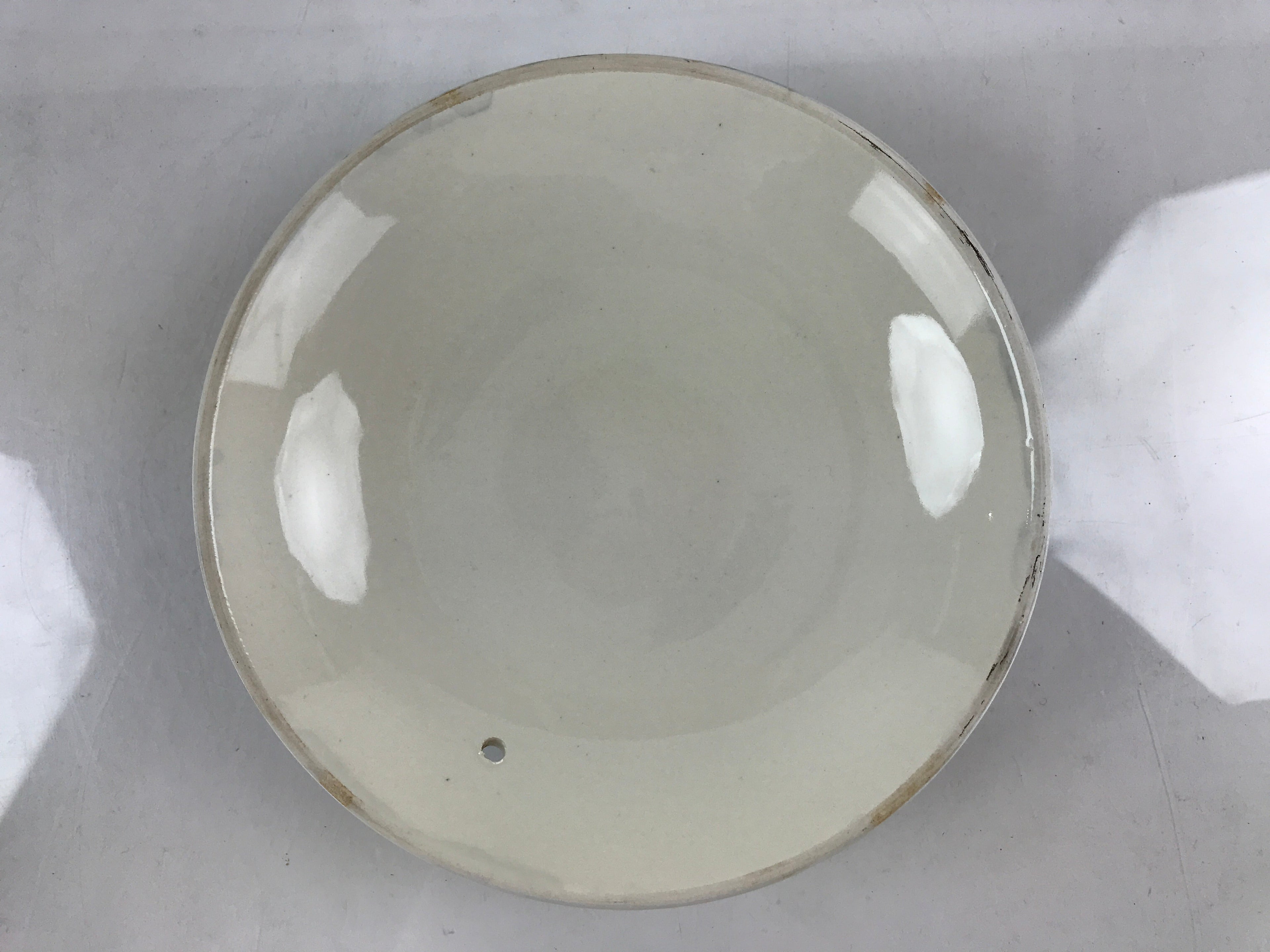 Japanese Ceramic Kiyomizu Ware Donabe Nabe Pot Vtg Pottery White Yakimono PY296