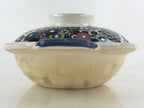 Japanese Ceramic Kiyomizu Ware Donabe Nabe Pot Vtg Pottery White Yakimono PY296