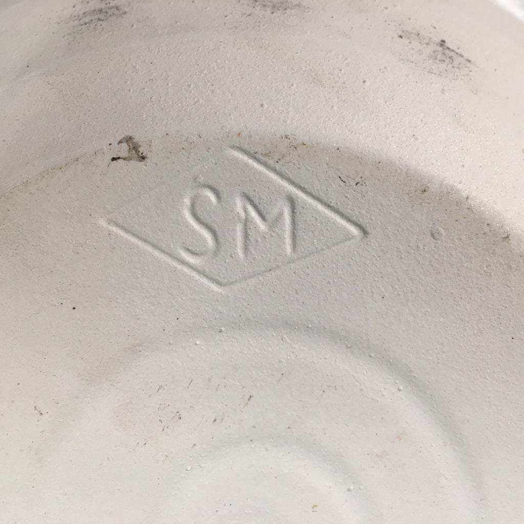 Japanese Ceramic Kiyomizu Ware Vtg Donabe Nabe Pot Pottery White Yakimono PP454