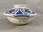 Japanese Ceramic Kiyomizu Ware Vtg Donabe Nabe Pot Pottery White Yakimono PP454