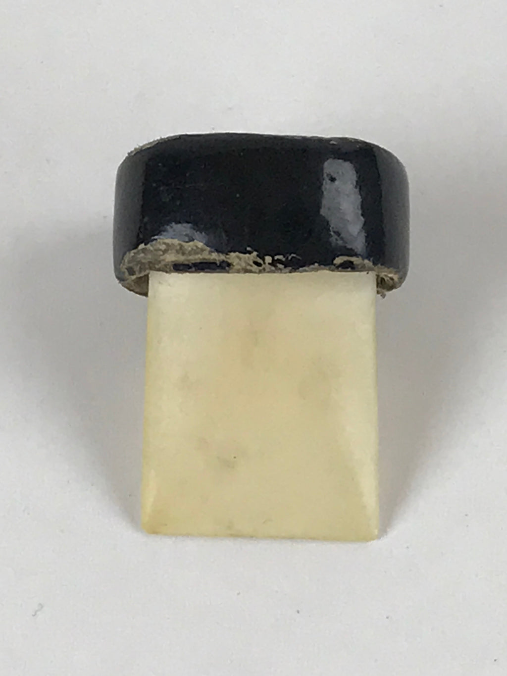 Japanese Ceramic Koto Harp Pick Tsume Vtg Instrument Accessory Plectrum JK585