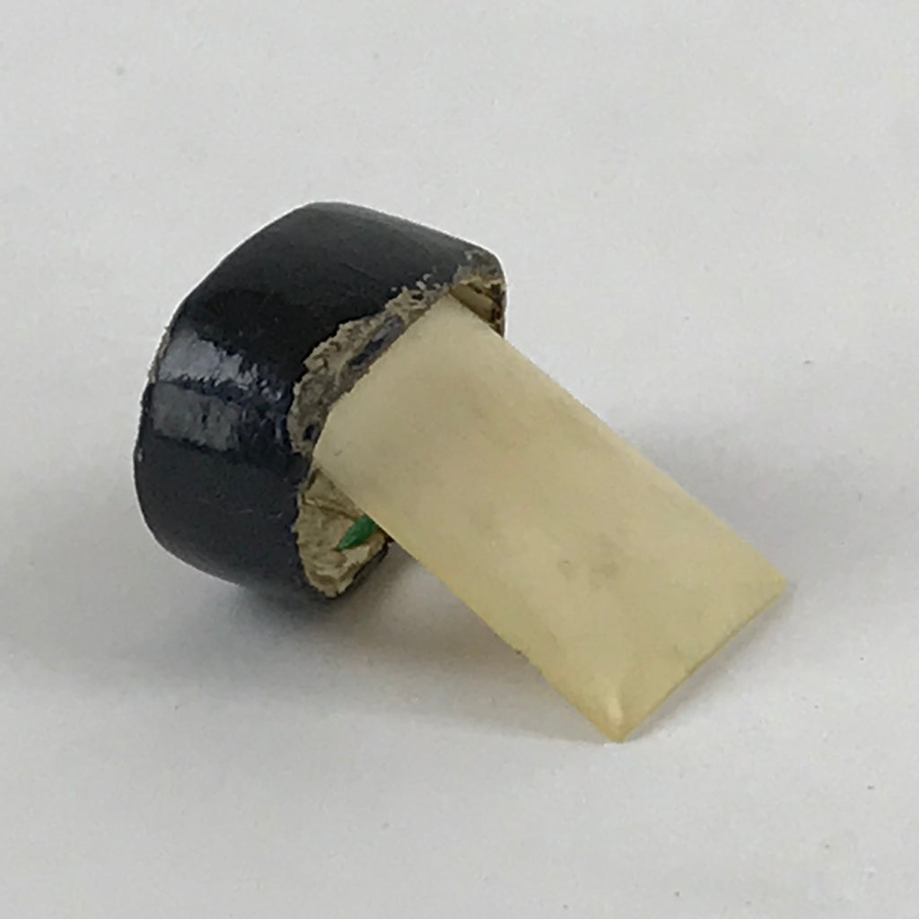Japanese Ceramic Koto Harp Pick Tsume Vtg Instrument Accessory Plectrum JK585