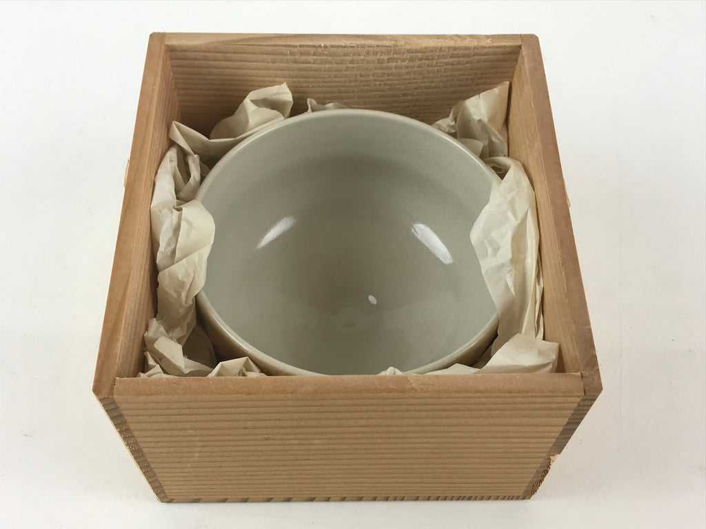 Japanese Ceramic Kutani Ware Kinsen Green Tea Bowl Vtg Matcha Chawan Peacock PX6