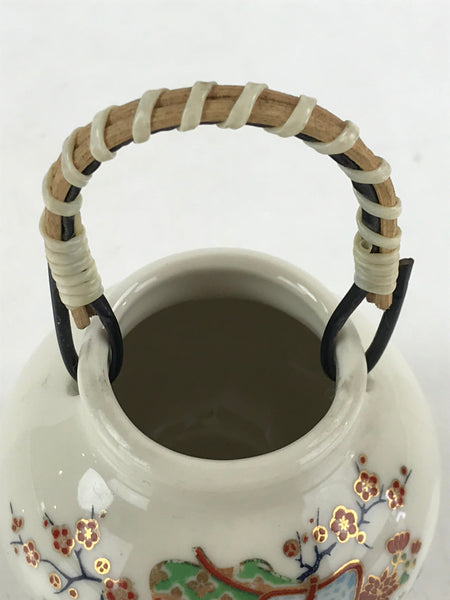 Japanese Ceramic Kutani Ware Toothpick holder Pottery Yakimono 