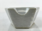 Japanese Ceramic Large Spoon W/ Stand Vtg Nabe Ramen Noodle Soup Gray PY876