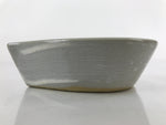 Japanese Ceramic Large Spoon W/ Stand Vtg Nabe Ramen Noodle Soup Gray PY876