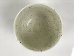 Japanese Ceramic Lidded Bowl Mushiwan Cup Pottery White Blue Bamboo Leaves Y545