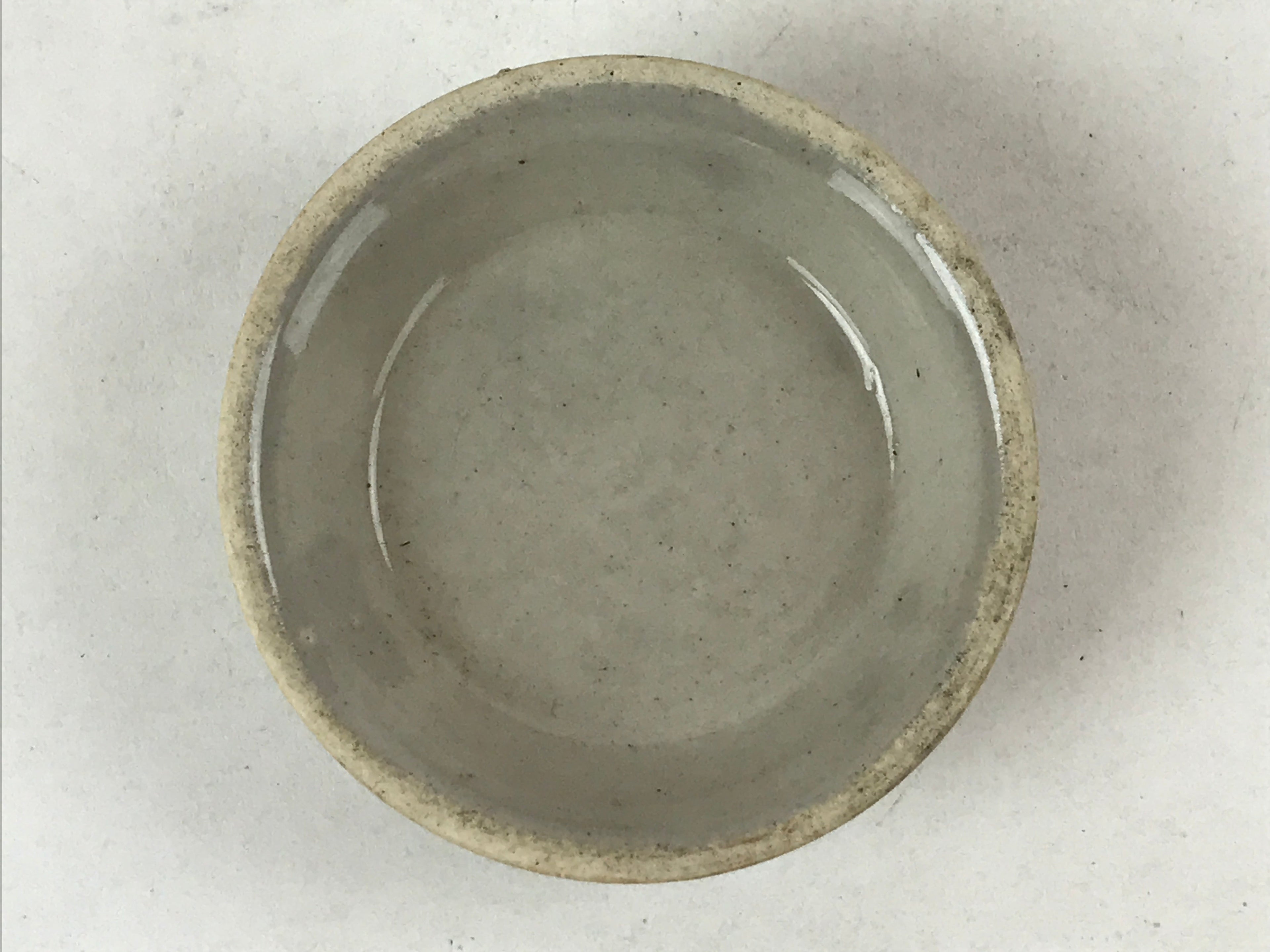 Japanese Ceramic Lidded Bowl Vtg Small Chawanmushi Cup Tsuru Crane Brown PY505