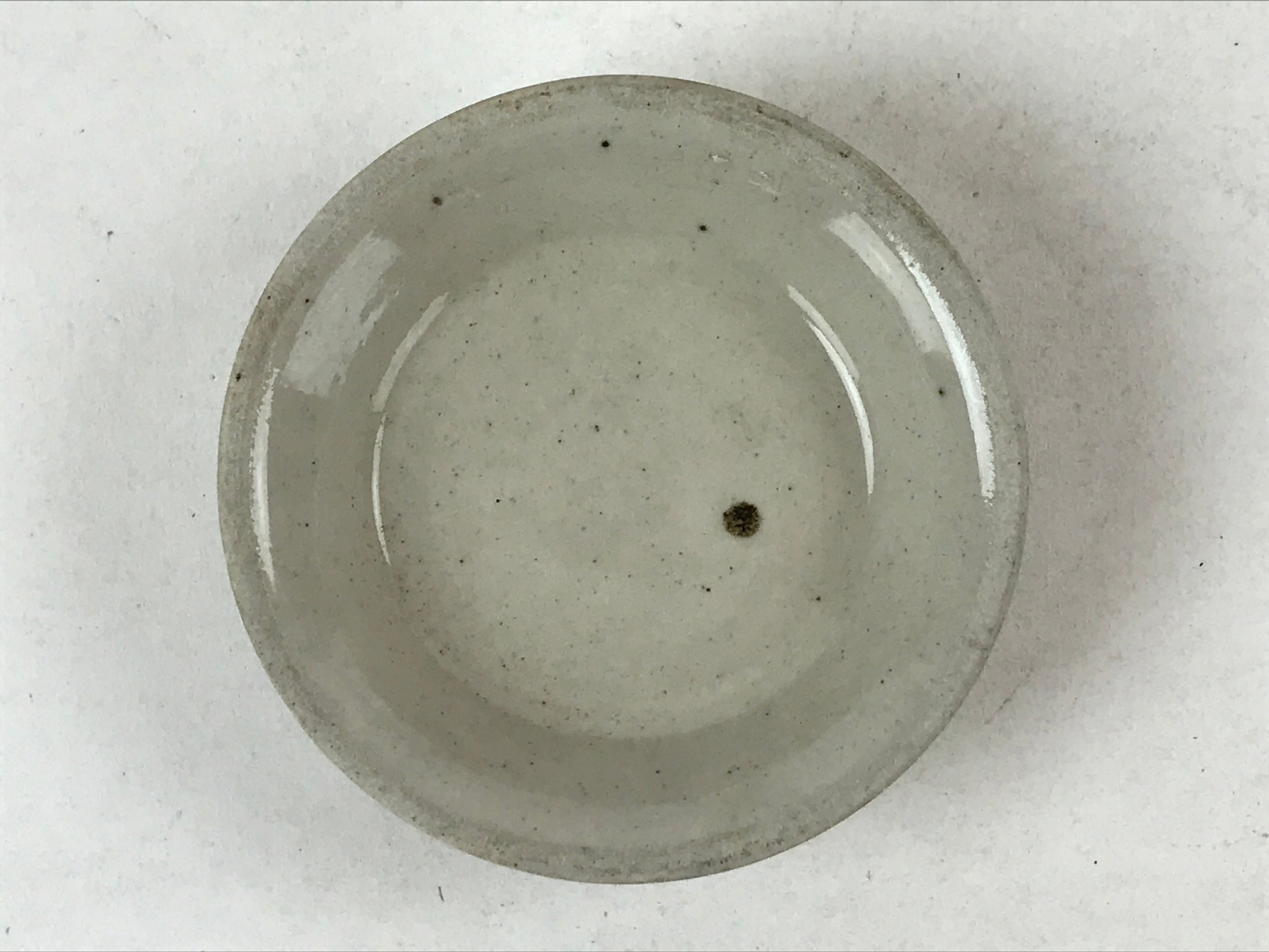 Japanese Ceramic Lidded Bowl Vtg Small Chawanmushi Cup Tsuru Crane Brown PY506