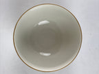 Japanese Ceramic Lidded Rice Bowl White Chawan Vtg Pottery Handmade Flower PY280