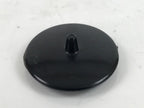 Japanese Ceramic Lidded Teacup Vtg Fukui Eiheiji Souvenir Fufu Yunomi Black Y228