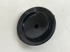 Japanese Ceramic Lidded Teacup Vtg Fukui Eiheiji Souvenir Fufu Yunomi Black Y228