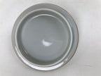 Japanese Ceramic Lidded Teacup Vtg Sometsuke Bird Tree Blue White TC577