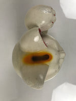 Japanese Ceramic Maneki Neko Cat Piggy Bank Vtg Chokin Bako White Welcome ST88