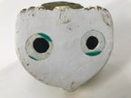 Japanese Ceramic Maneki Neko Cat Piggy Bank Vtg Chokin Bako White Welcome ST88