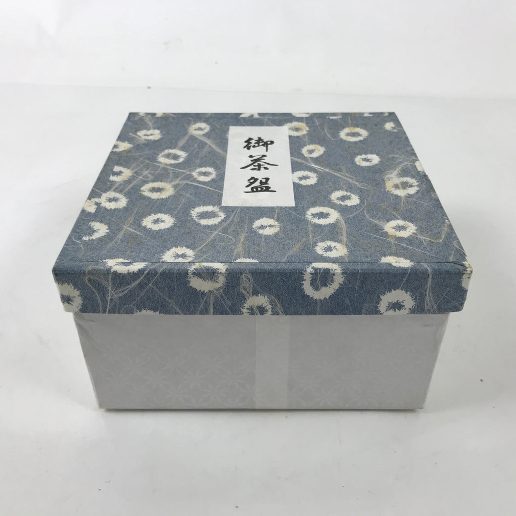 Japanese Ceramic Matcha Tea Ceremony Chawan Gray Summer Bowl Pottery Box PX767