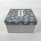 Japanese Ceramic Matcha Tea Ceremony Chawan Gray Summer Bowl Pottery Box PX767