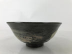 Japanese Ceramic Matcha Tea Ceremony Chawan Gray Summer Bowl Pottery Box PX767