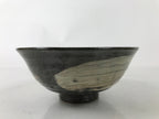 Japanese Ceramic Matcha Tea Ceremony Chawan Gray Summer Bowl Pottery Box PX767