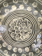 Japanese Ceramic Matcha Tea Ceremony Chawan Gray Summer Bowl Pottery Box PX767
