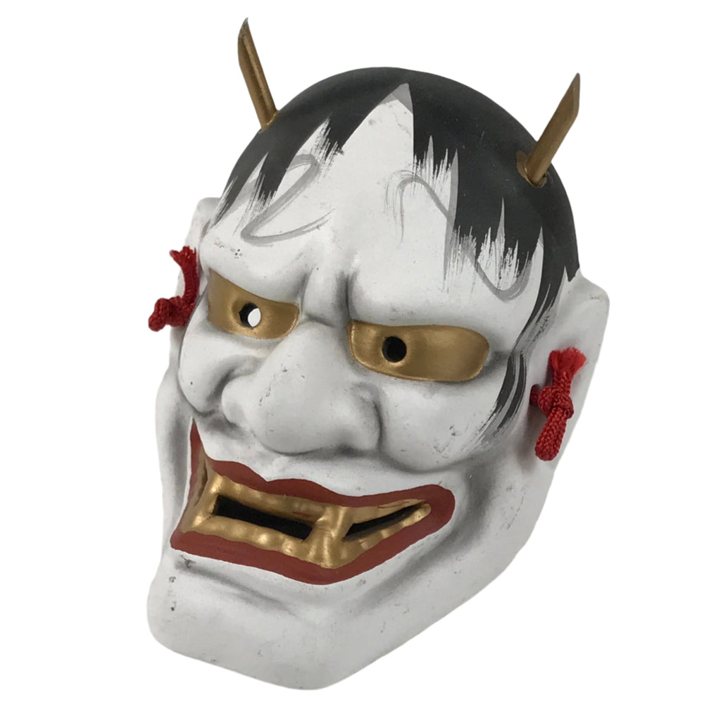 Japanese Ceramic Miniature Noh Mask Hannya Vtg Angry Demon Oni Nohmen |  Online Shop | Authentic Japan Antiques, image size:1024x1024