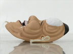 Japanese Ceramic Miniature Noh Mask Okina Vtg Old Man Nohmen Kagura Dance OM64