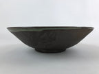 Japanese Ceramic Ozara Large Plate Vtg Serving Display Brown Green Glaze PY487