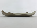 Japanese Ceramic Ozara Large Plate Vtg Square Serving Display White Brown PY491