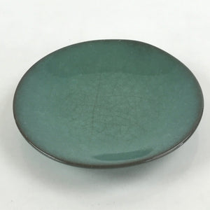 Japanese Ceramic Plate Small Plate Green Vtg Kozara Torizara Meimeizara PY415