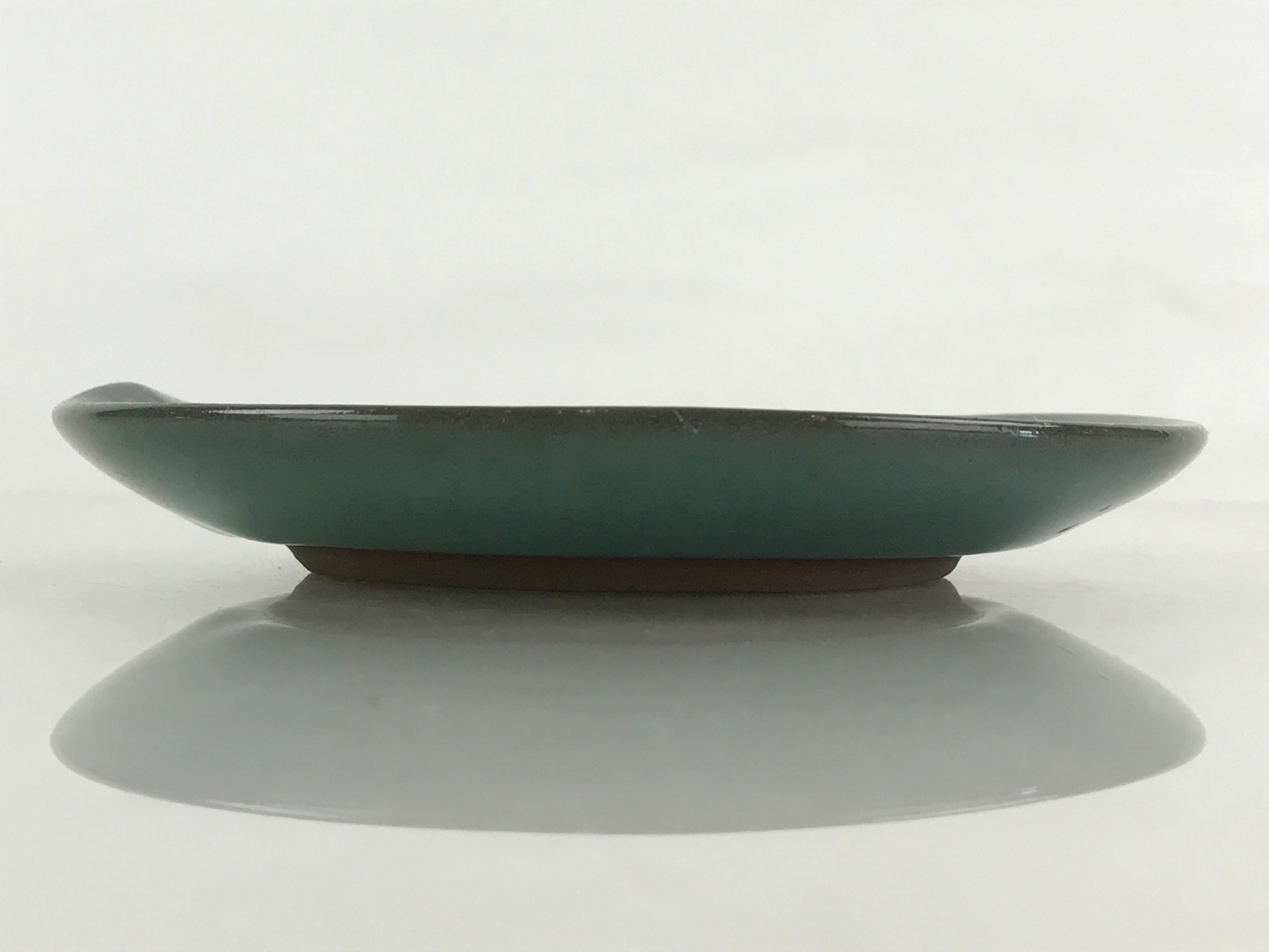 Japanese Ceramic Plate Small Plate Green Vtg Kozara Torizara Meimeizara PY415