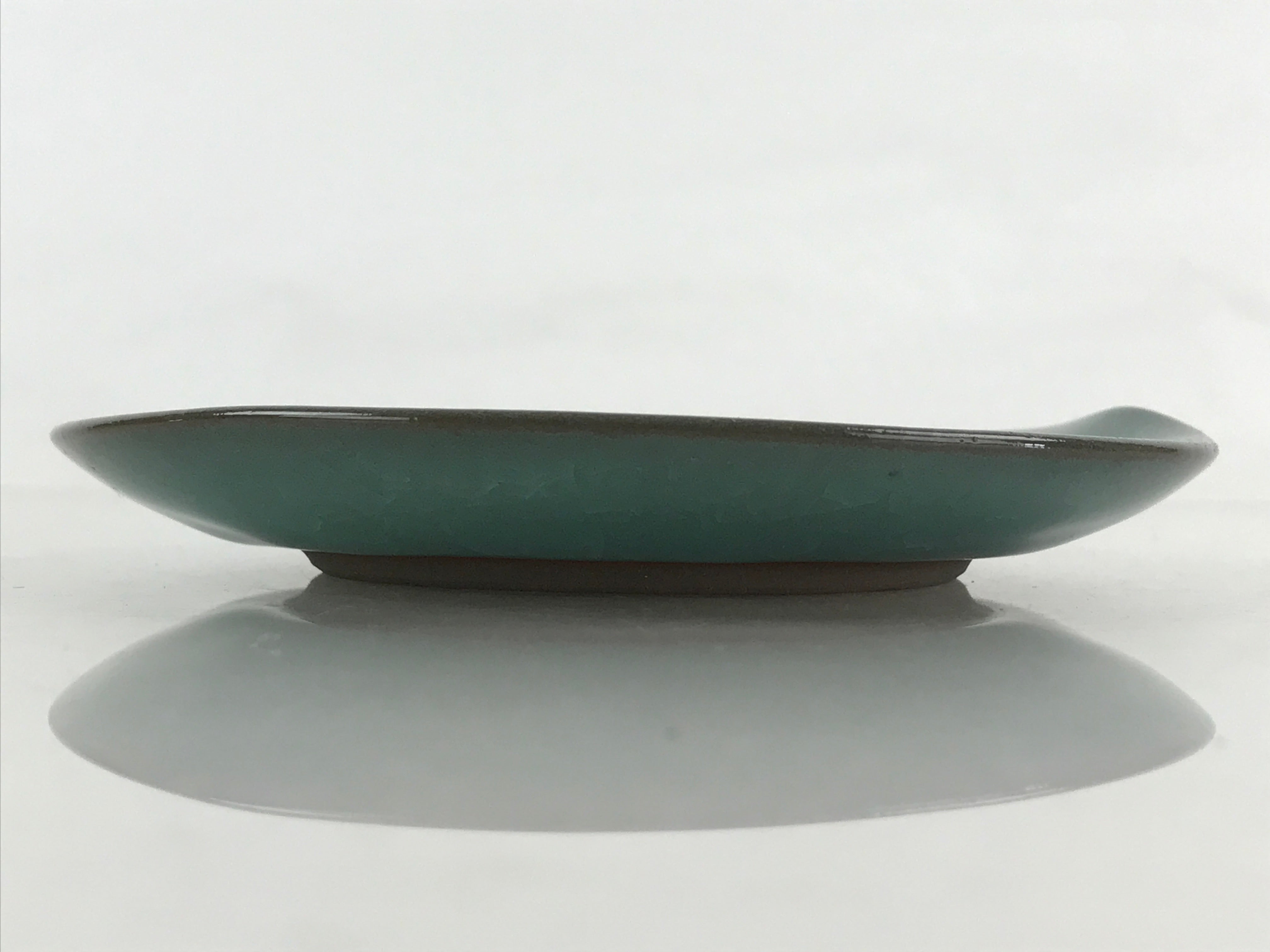 Japanese Ceramic Plate Small Plate Vtg Green Kozara Torizara Meimeizara PY414