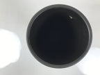 Japanese Ceramic Pottery Flower Vase Ikebana Kabin Slender Cylinder Black FK211